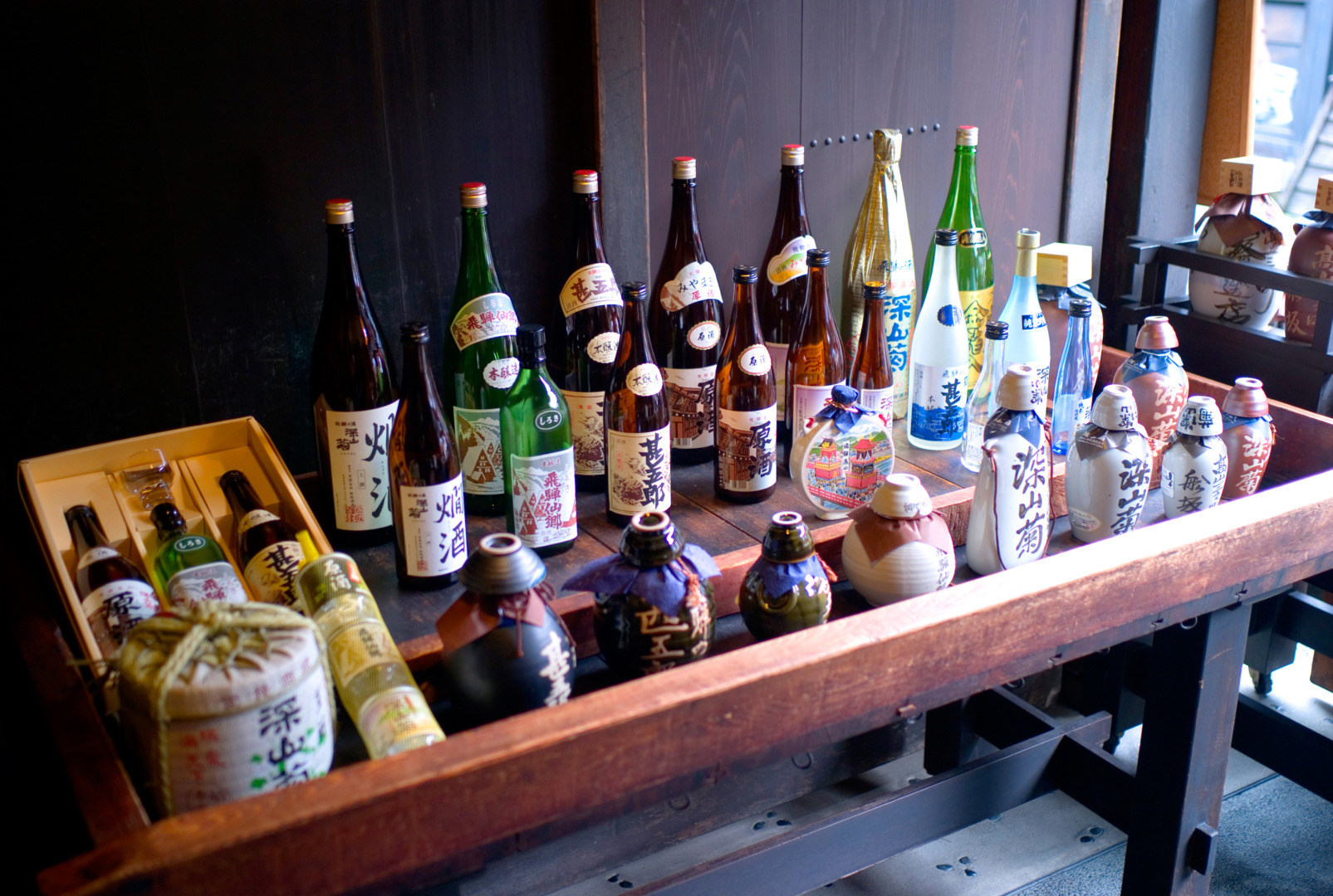 A selection of premium sake - Leica M8, 50 mm Summicron