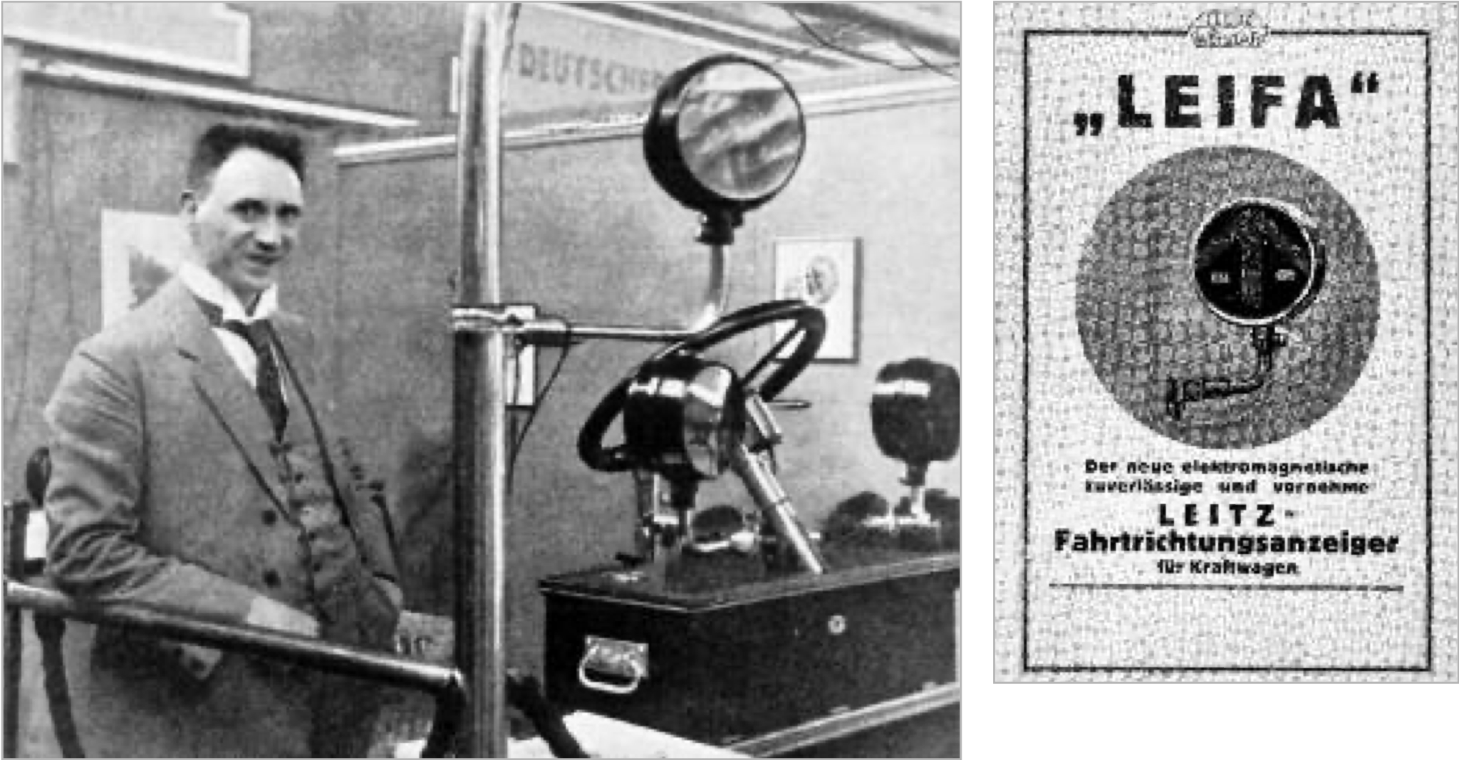 Demonstrating the LEIFA at  Berlin Transport Exhibition in 1927