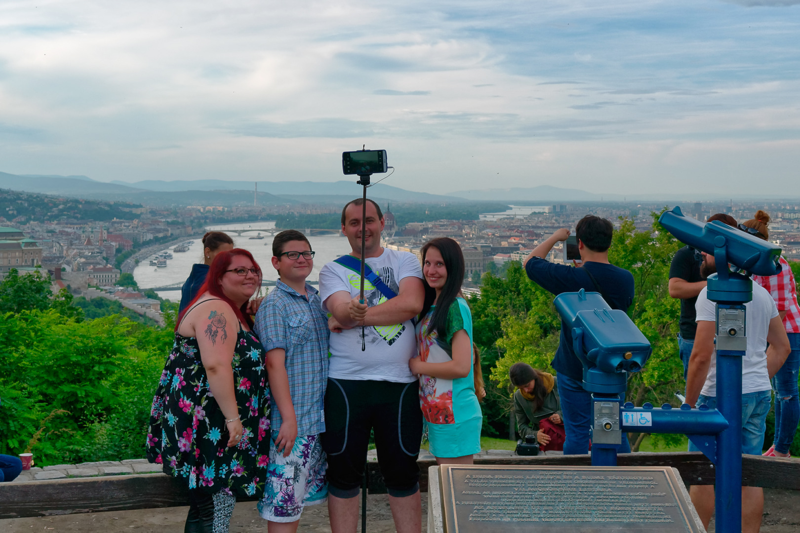 The view is behind you…