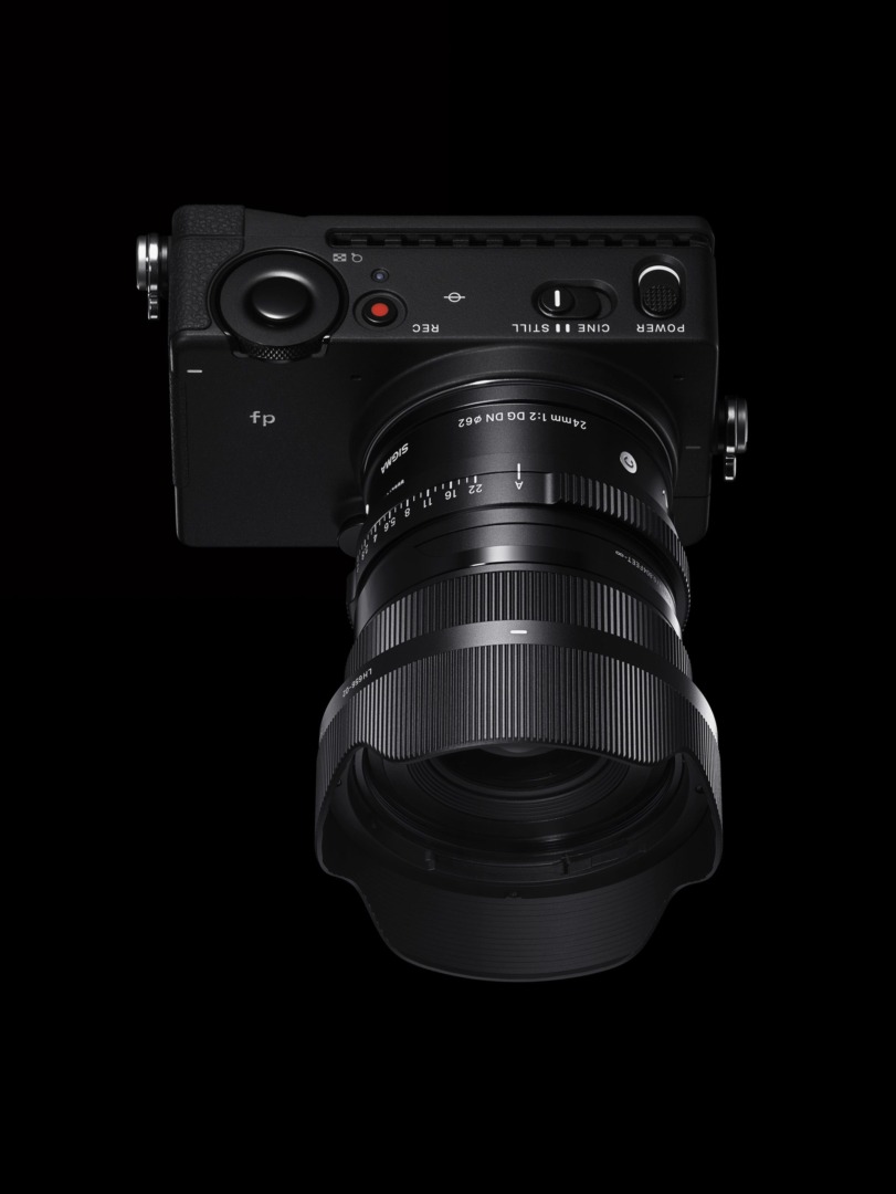 The new 24mm f/2 mounted on the Sigma fp