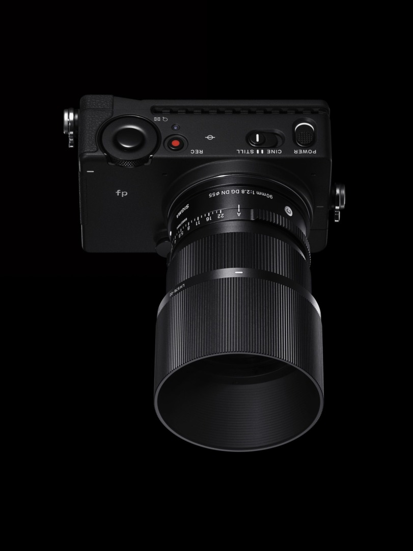 the 90mm f/2.8 on the Sigma fp