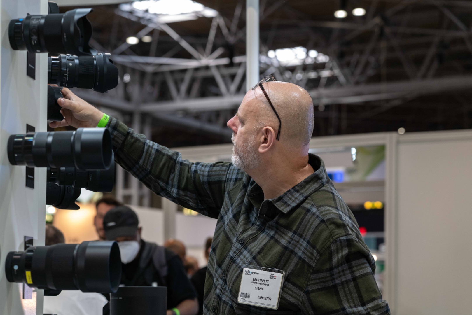 The large Sigma stand houses a bewildering array of lenses. These photographs taken with the extremely compact new 90mm f/2.8 Contemporary mounted on the a Leica SL2