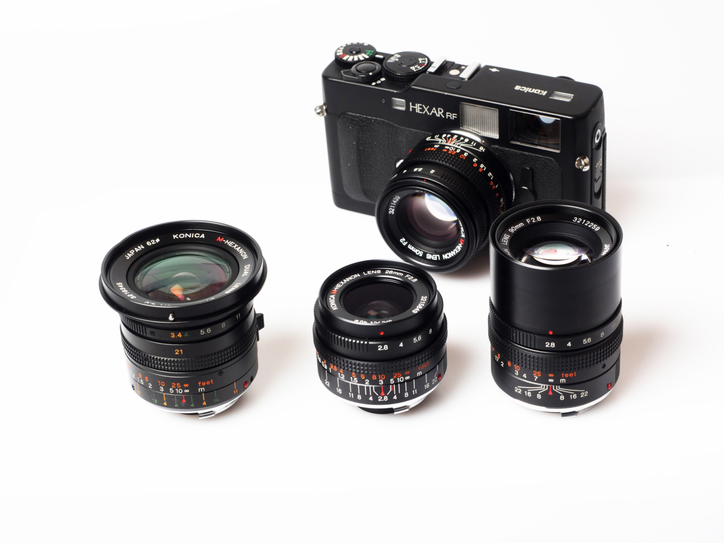 Konica M-Hexanon 28, 90, 21-35 lenses: One of them is a real gem