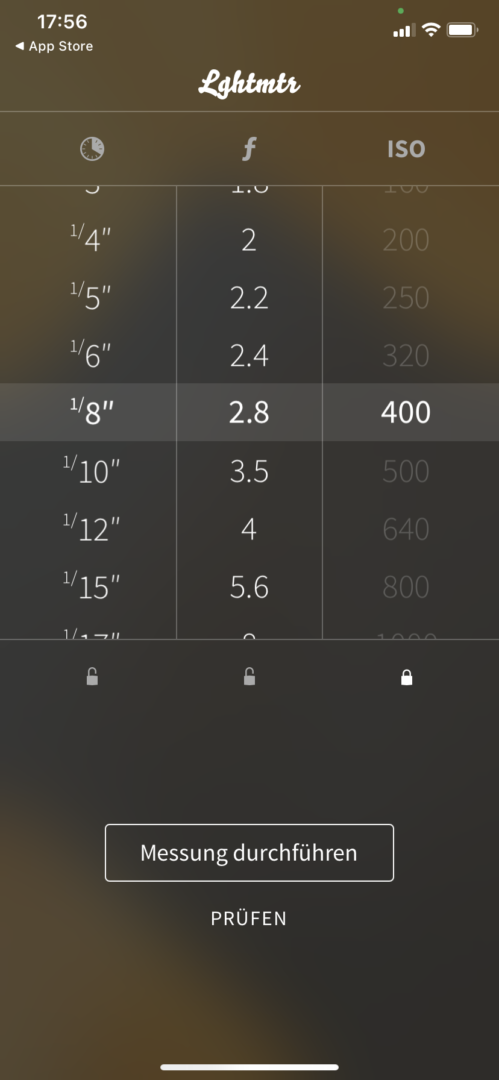 Lghtmtr light metering App: