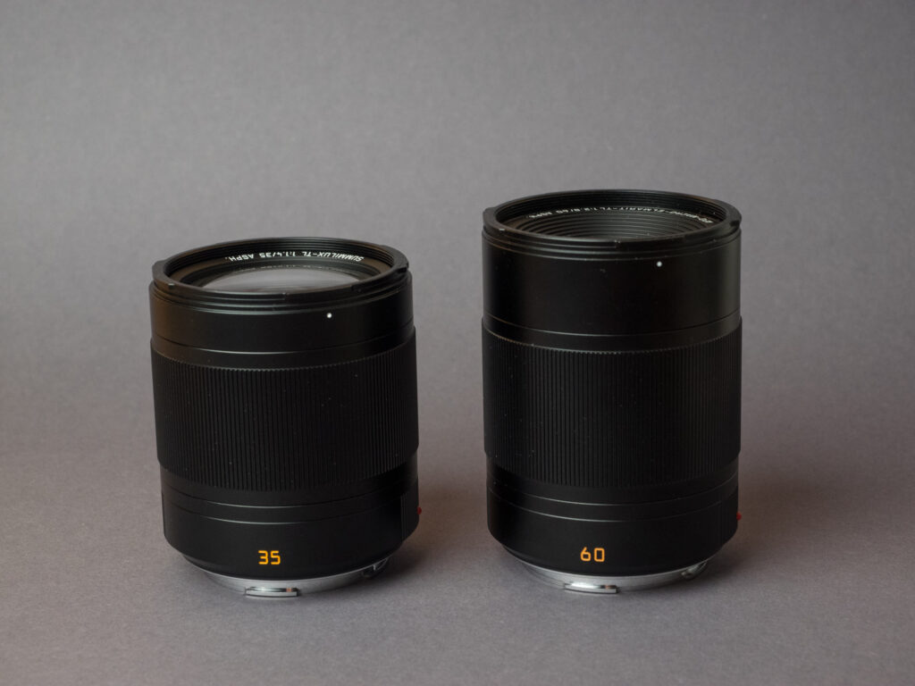 Leica APS-C lenses 35/1.4 and 60/2.8