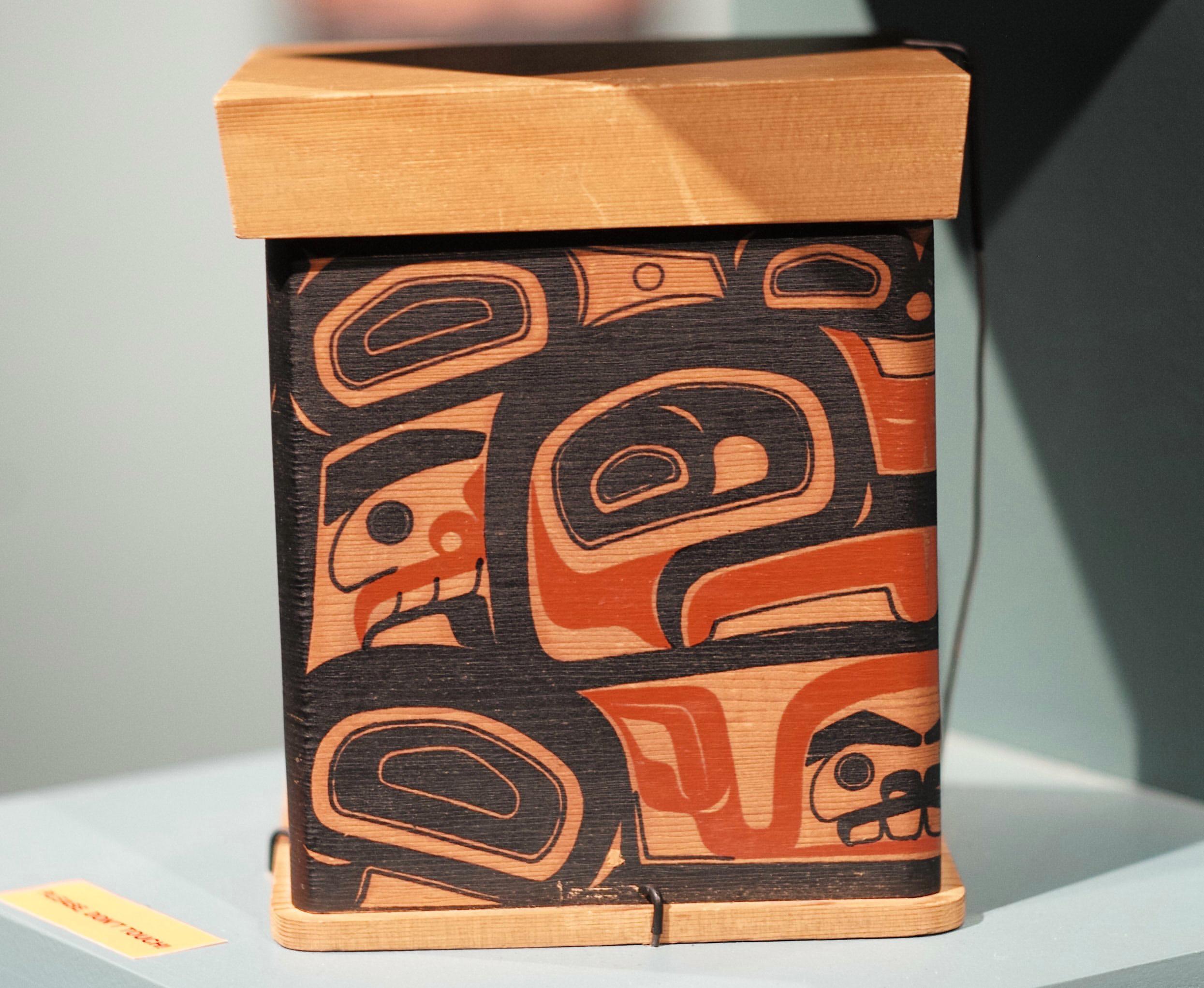 Raven Box, Scott Jensen, carver. Whatcom County Museum, WA