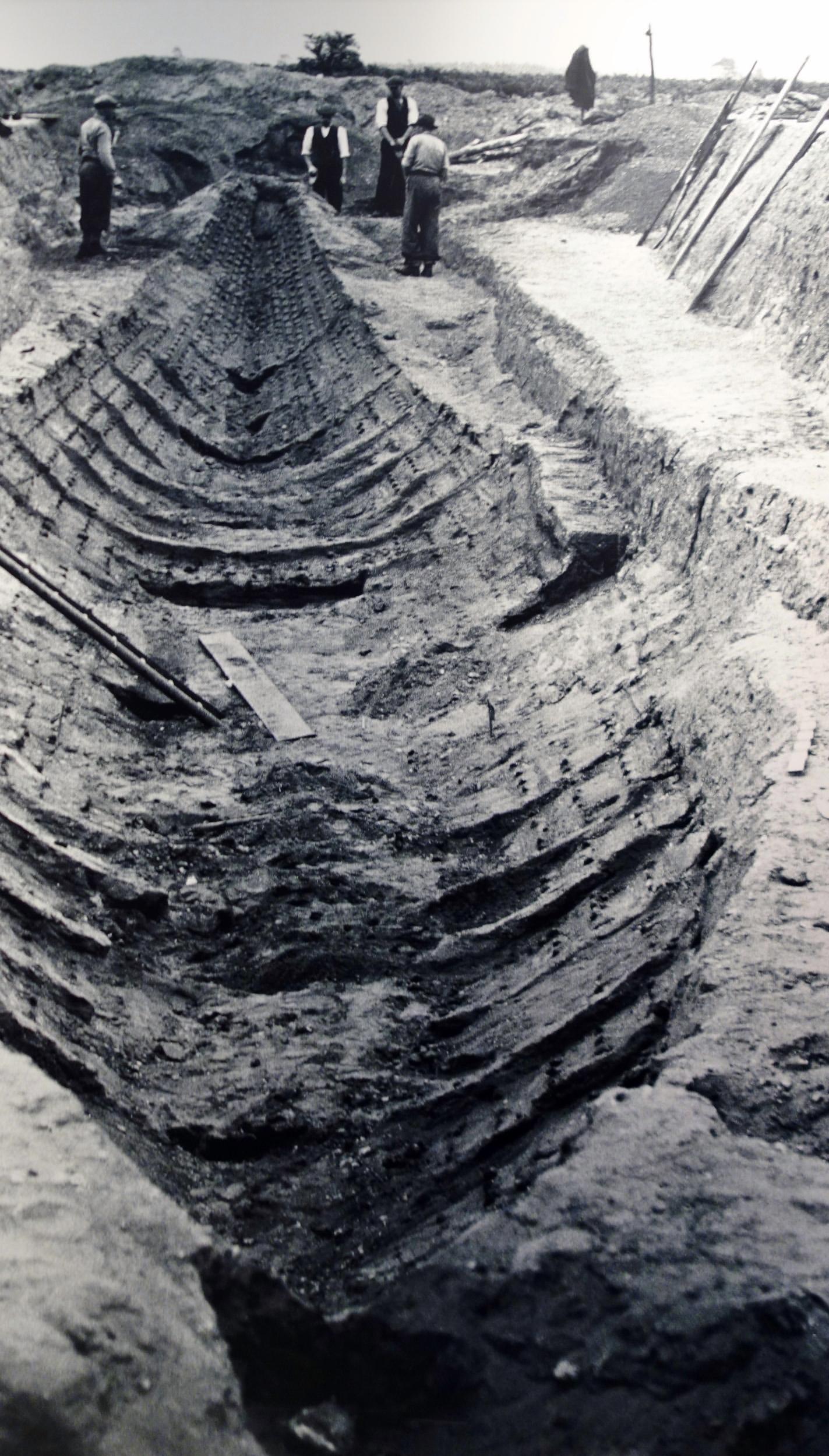 The excavation at Sutton Hoo in 1939