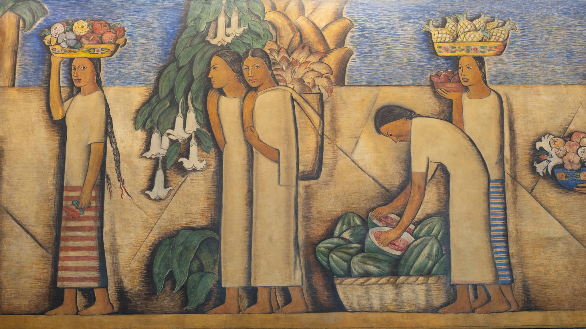 Alfredo Ramos Martinez Mural Detail