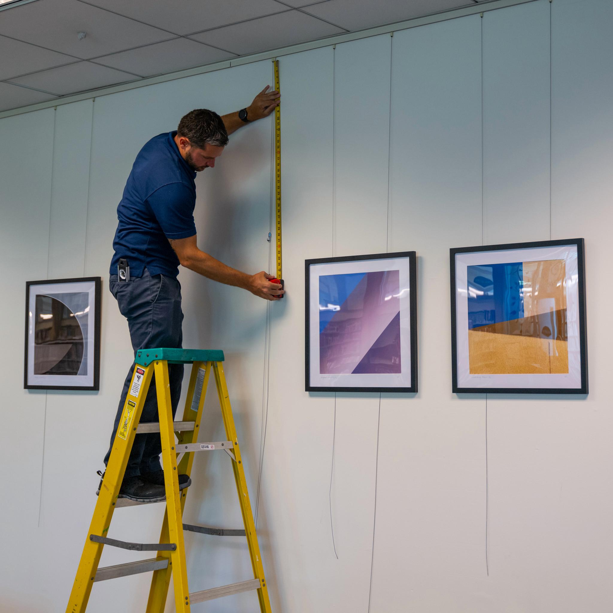 Hanging the Prints
