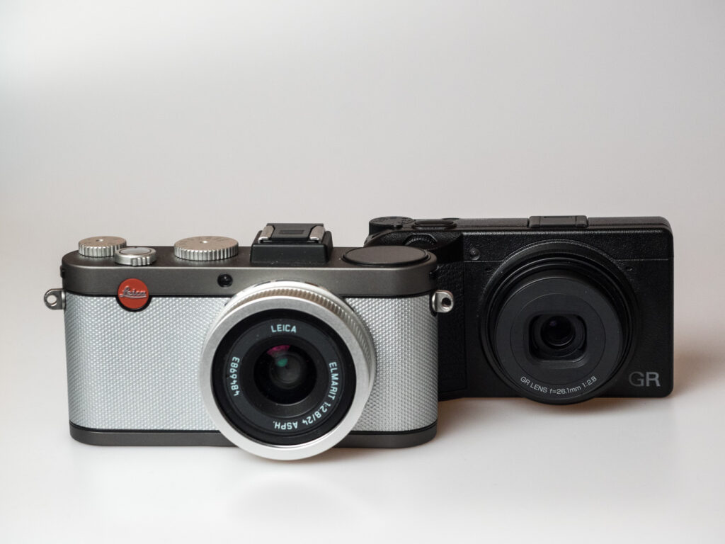 Ricoh GR IIIx and Leica X-E