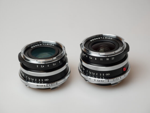 Product image showing Voigtländer Voigtländer Ultron 35/2 and Voigtländer Color-Skopar 21/3.5