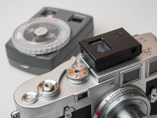 OLYMPUS DIGITAL CAMERA Image shows light meters Hedeco Lime Two and Gossen Polysix
