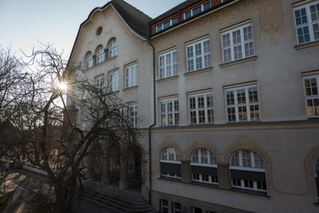 Image shows future Lotte-Eckener.Schule at Konstanz, Germany