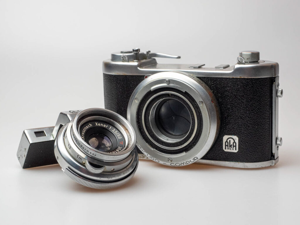 Image showing a camera from the manufacturer AkA Friedrichshafen, later called akw