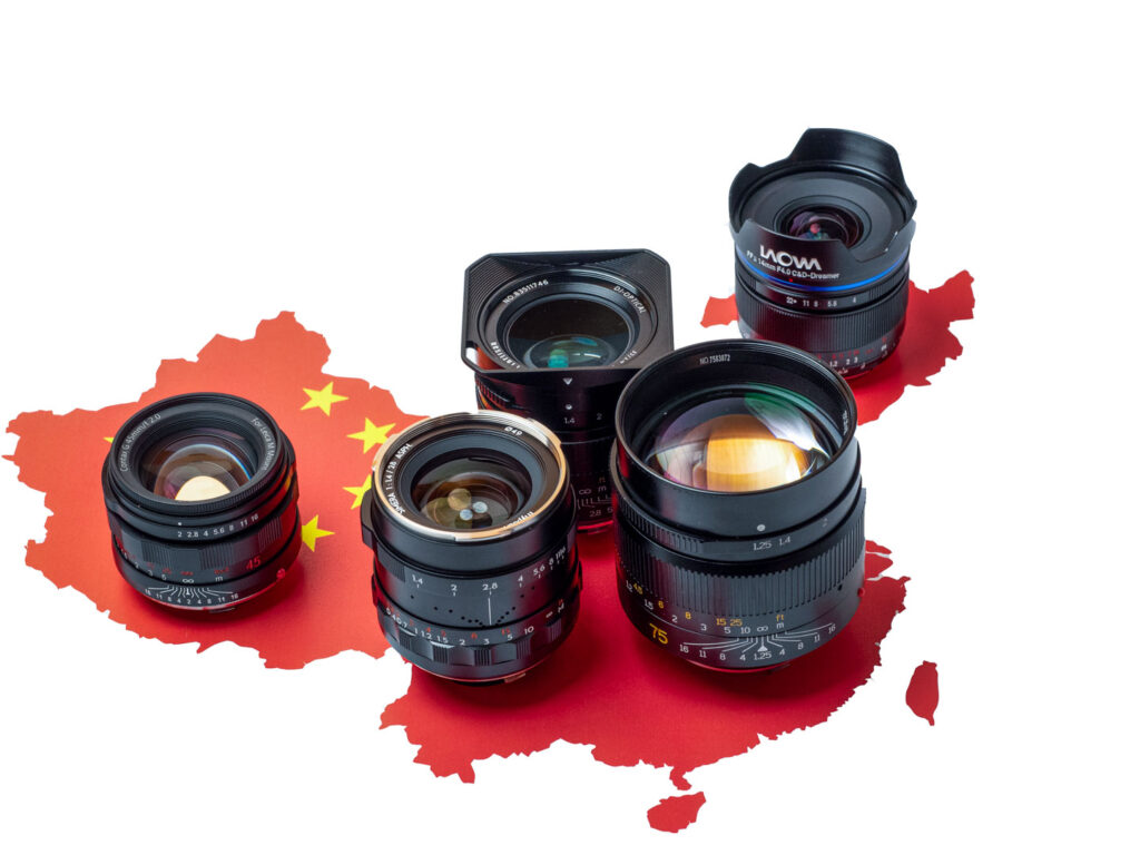 Examples of Chinese M-Mount lenses: different manufacturers