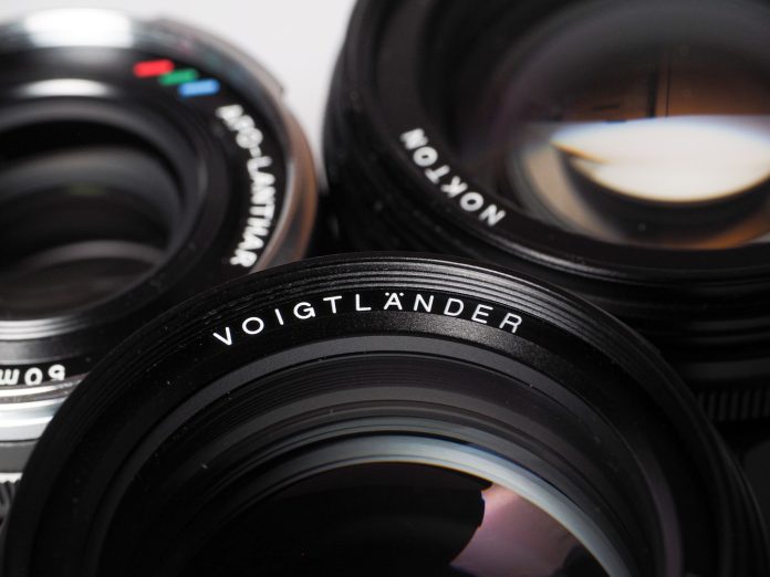 Product image shows one of the new Voigtländer VM lenses