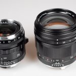 Product image shows Voigtländer Nokton 28/1.5 snd Voigtländer APO-Ultron 90/2.0