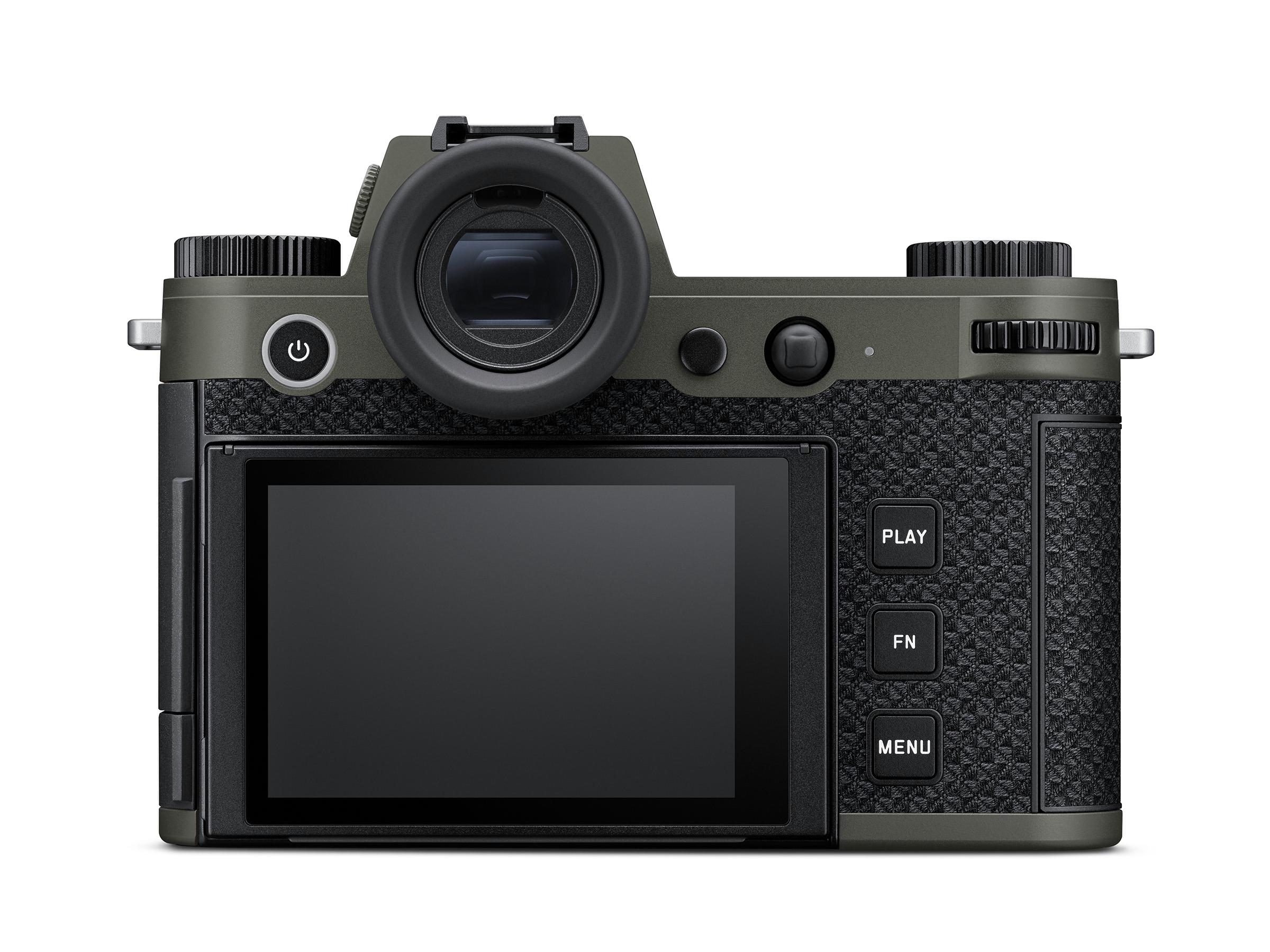 Leica SL3 Reporter, rear view.