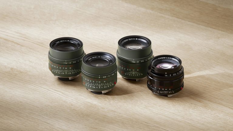 Leica announces four limited edition M lens variants: Three Safari and one glossy black