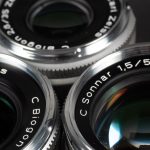Product image shows Zeiss ZM C lenses, Biogon 21/4.5; Biogon 35/2.8; Sonnar 50/1.5