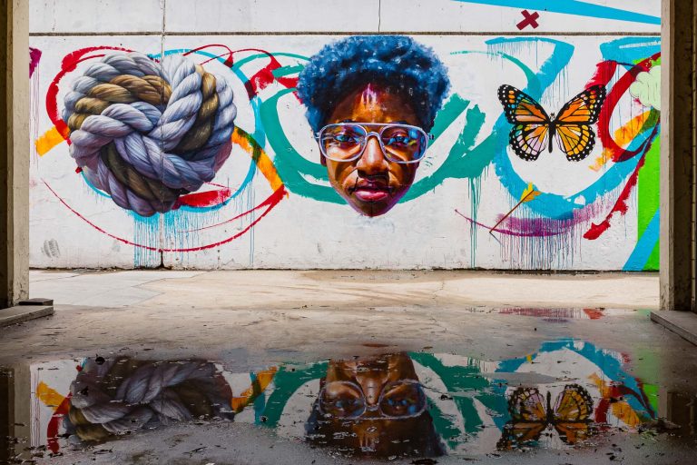 Street Art: You’ve got to look up to see what’s going down