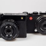 Leica vs. Fujifilm: Product image shows Leica CL and Fujifilm X-E5, both with 23mm lenses