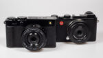 Leica vs. Fujifilm: Product image shows Leica CL and Fujifilm X-E5, both with 23mm lenses