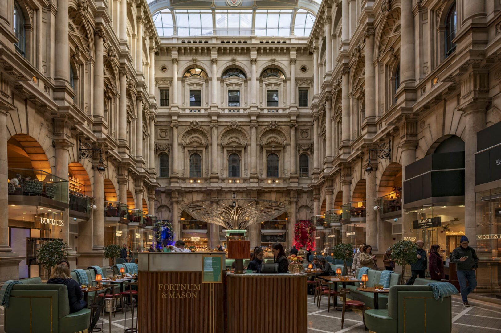 Fortnum's restaurant in the Royal Exchange, City of London