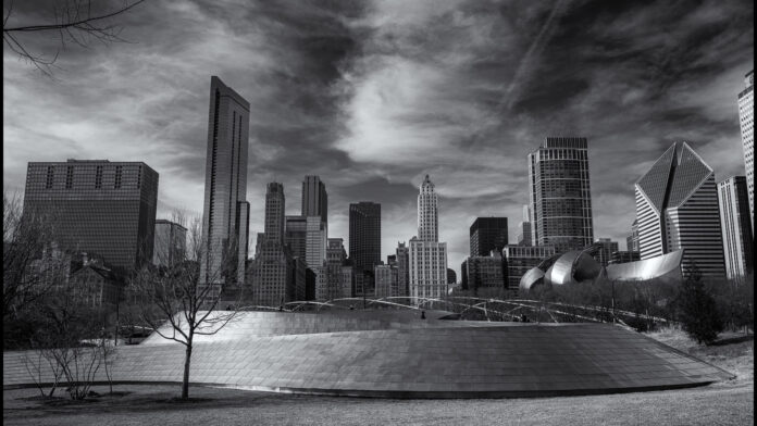 Chicago skyline ©Jon Cheffings 20240219-L1000063