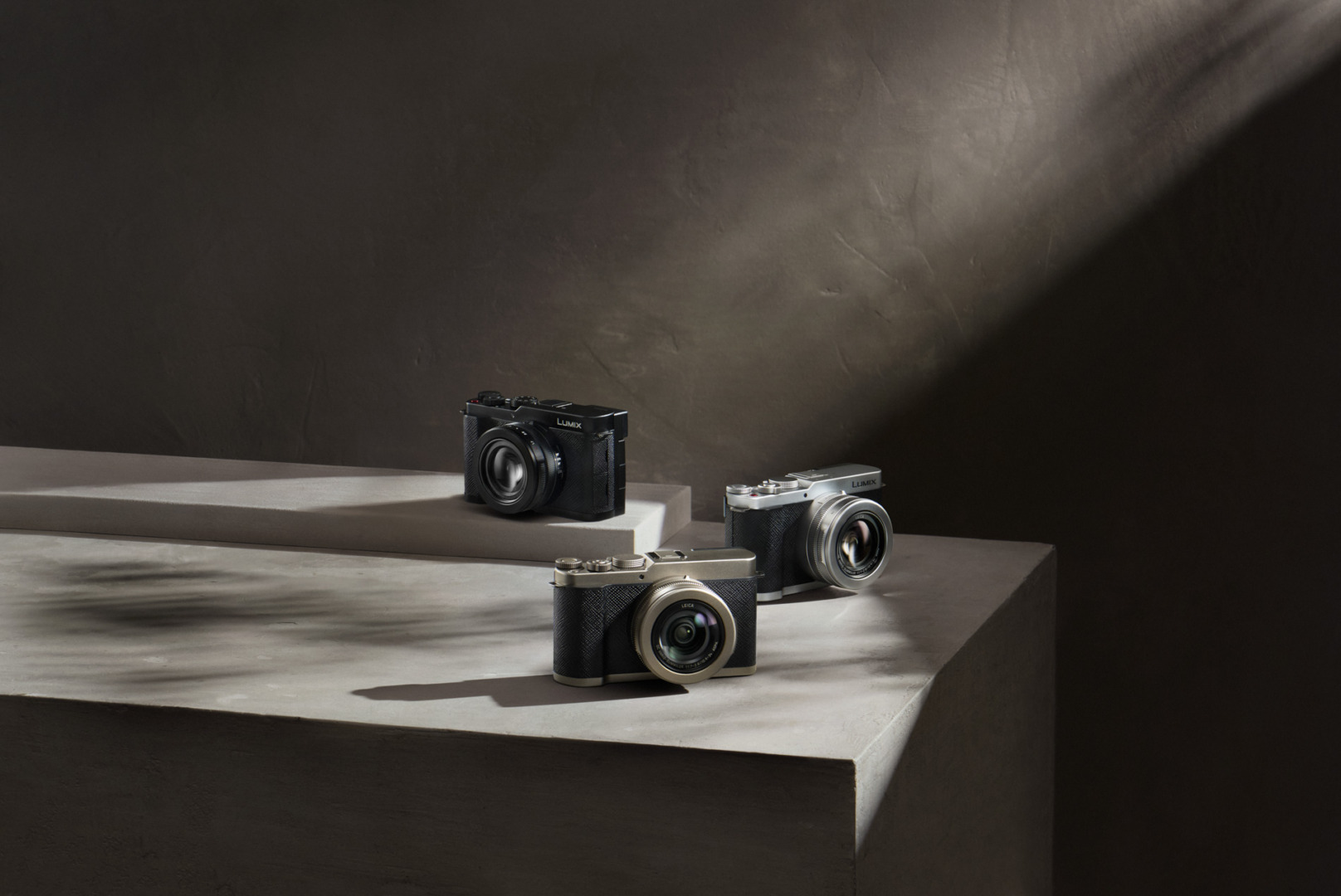 Three versions of the Panasonic Lumix L10