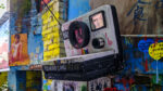 Graffiti Polaroid camera, Chongqing