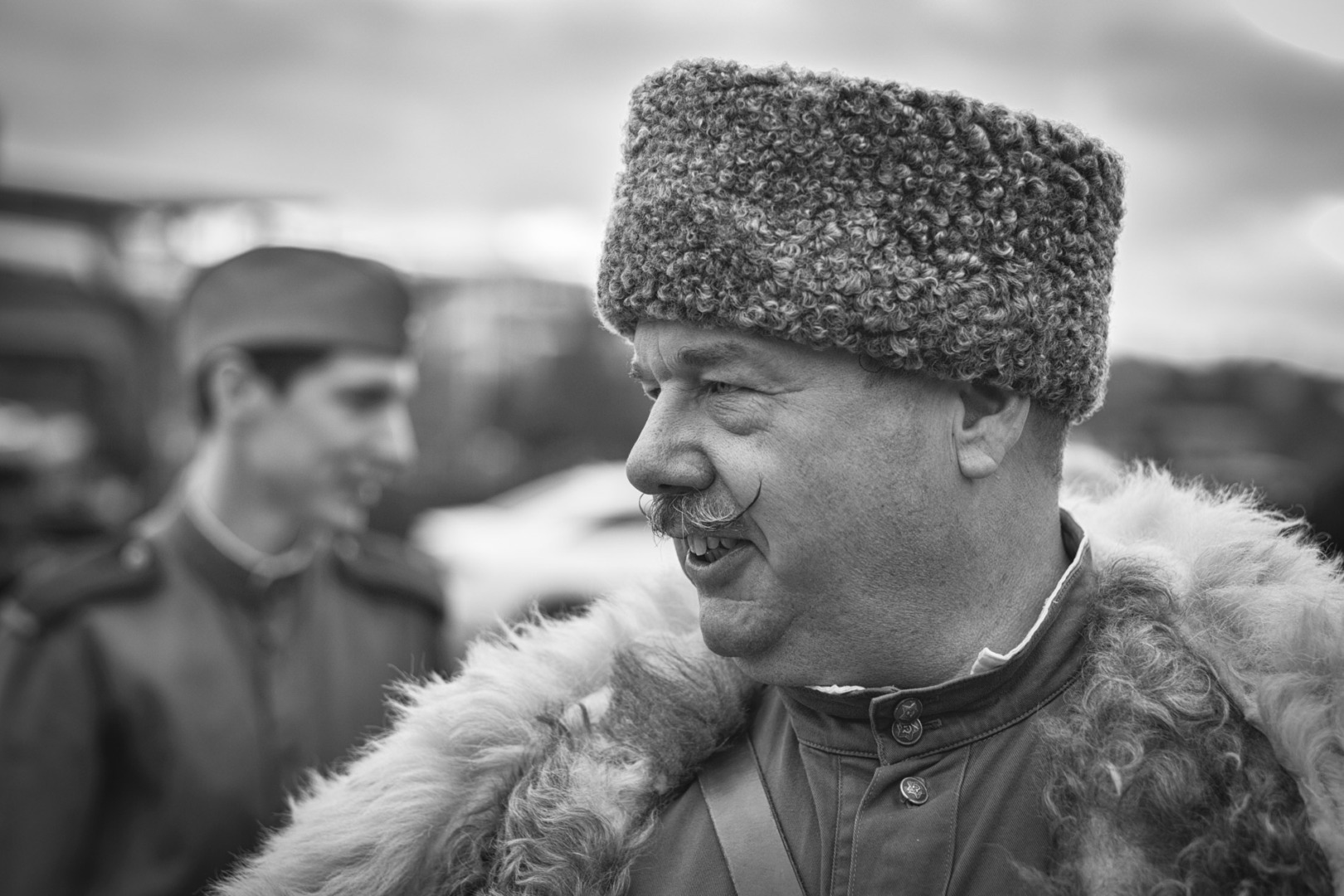 Cossack office, 1940s military day at Brooklands Museum