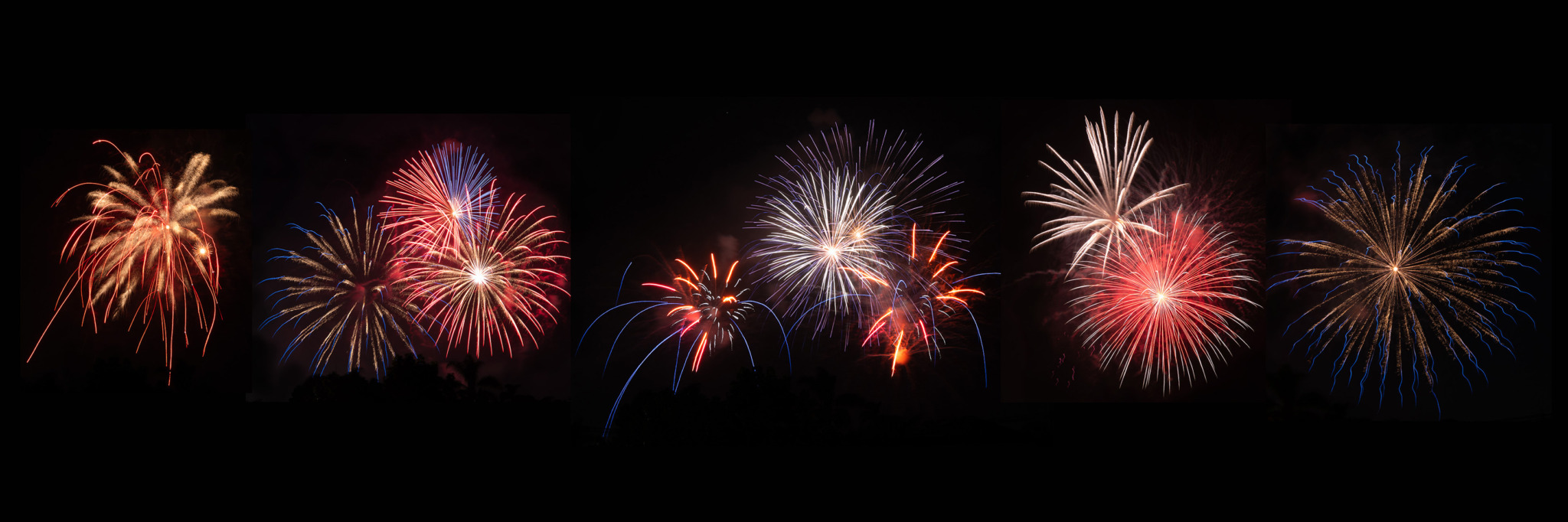 Photographing fireworks