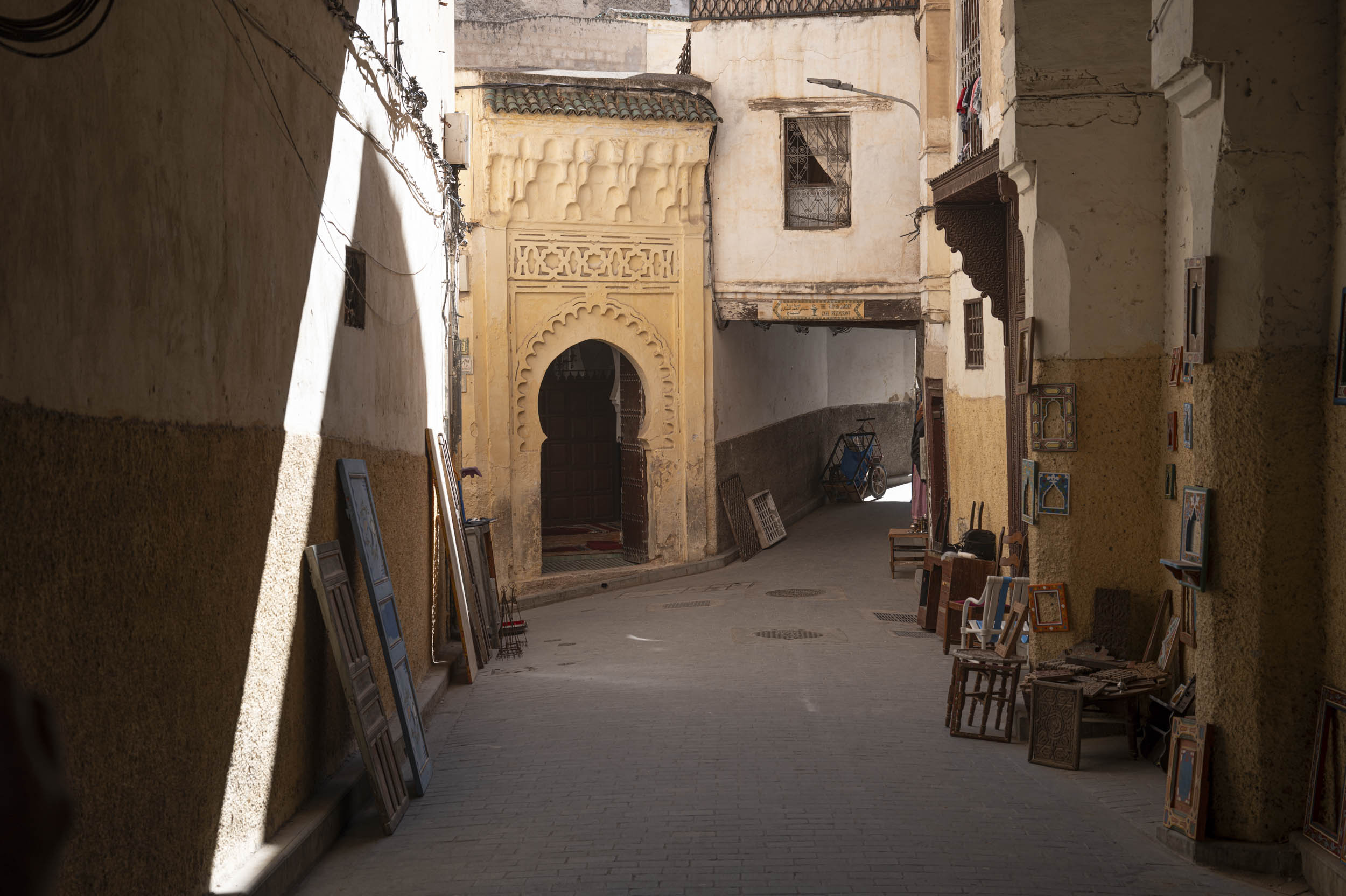 Building supplies in the Medina