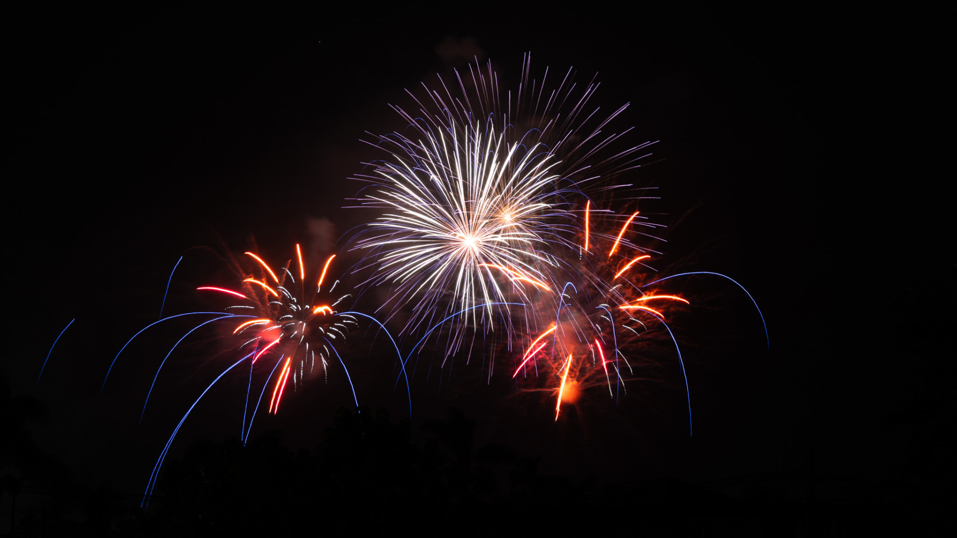 Photographing fireworks