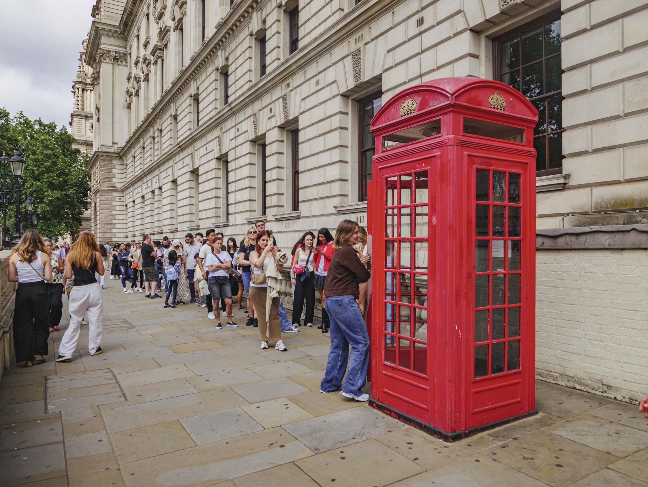 Queuing for the telephone