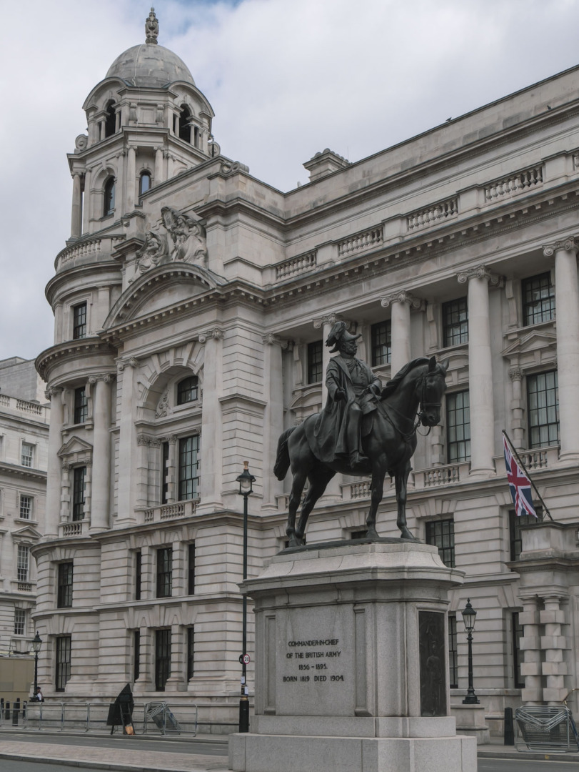 Scene in Whitehall, London