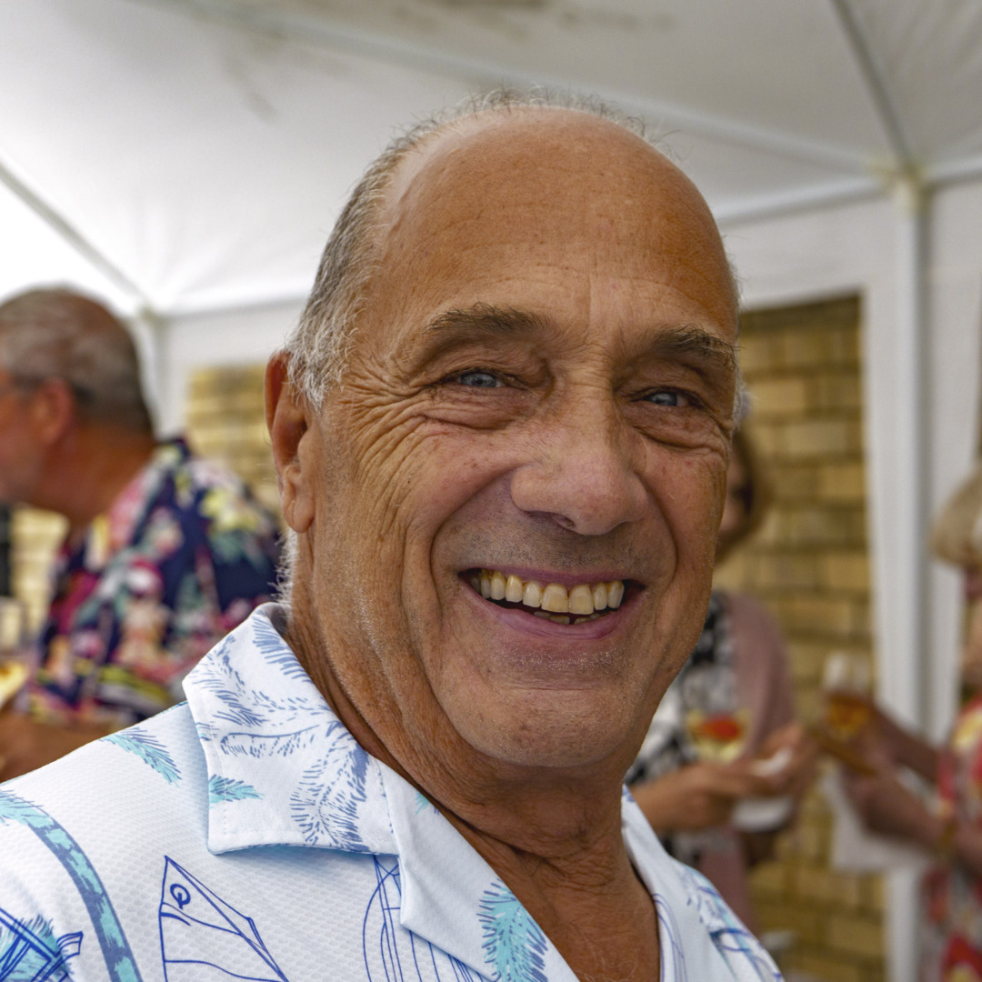 man smiling at camera