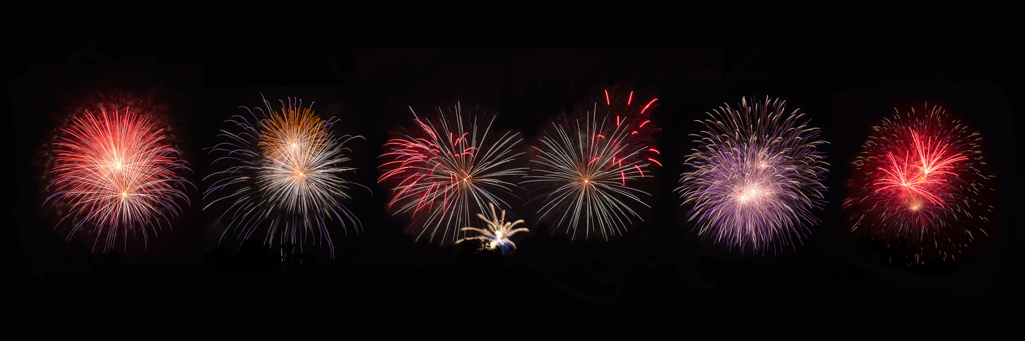 Photographing fireworks