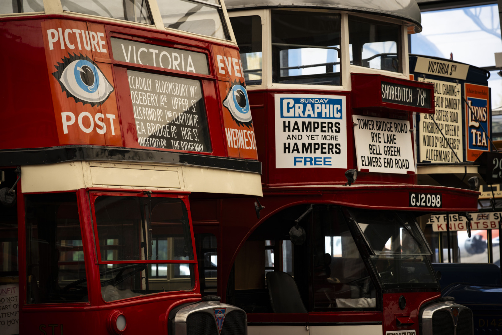 London buses of 1910s, 1920s and 1930s