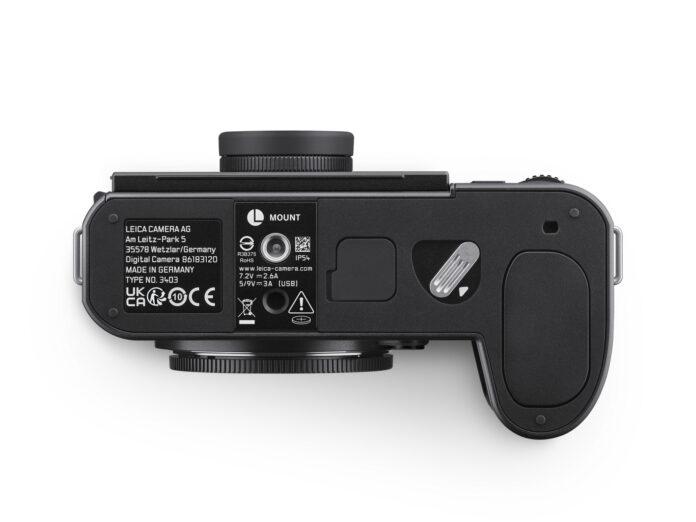 Baseplate of Leica SL3-P camera